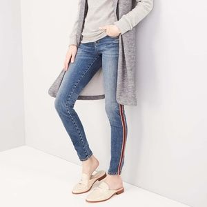 Side stripe jeans